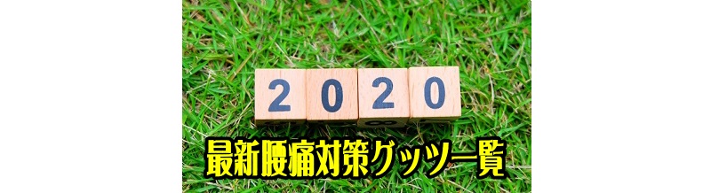 2020年最新腰痛対策グッツ一覧